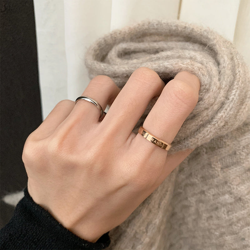 “Be The Change "Rose Gold Ring