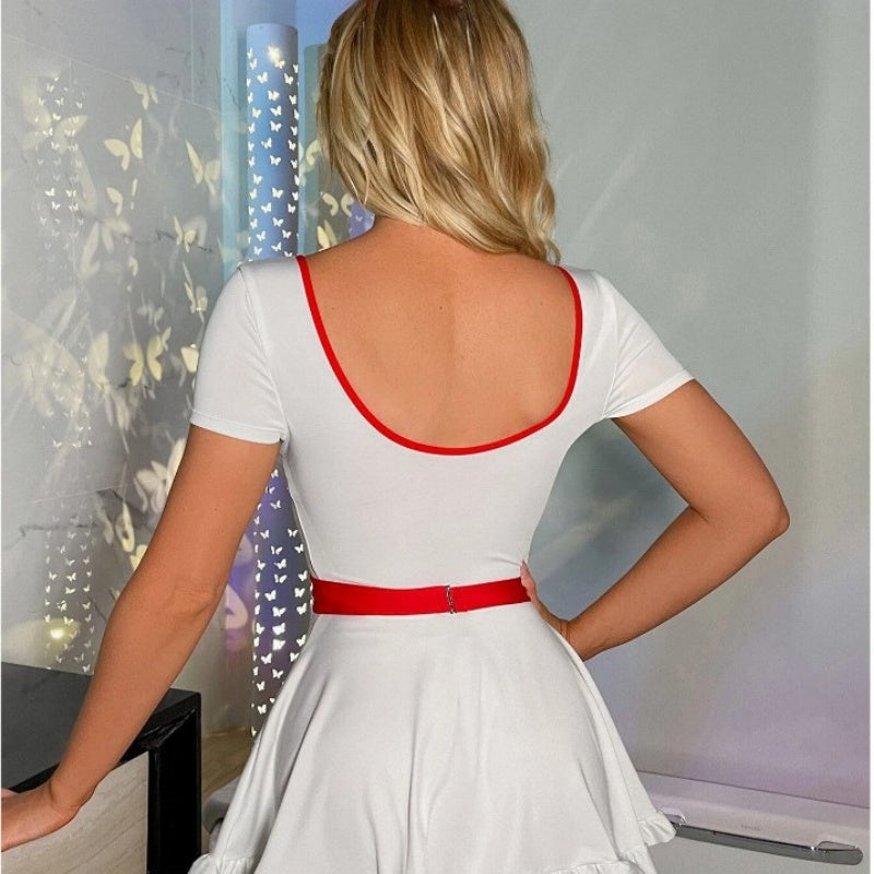 Naughty Nurse Bunny Mini Dress Set