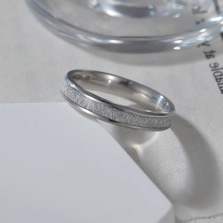 Damascus pattern ring