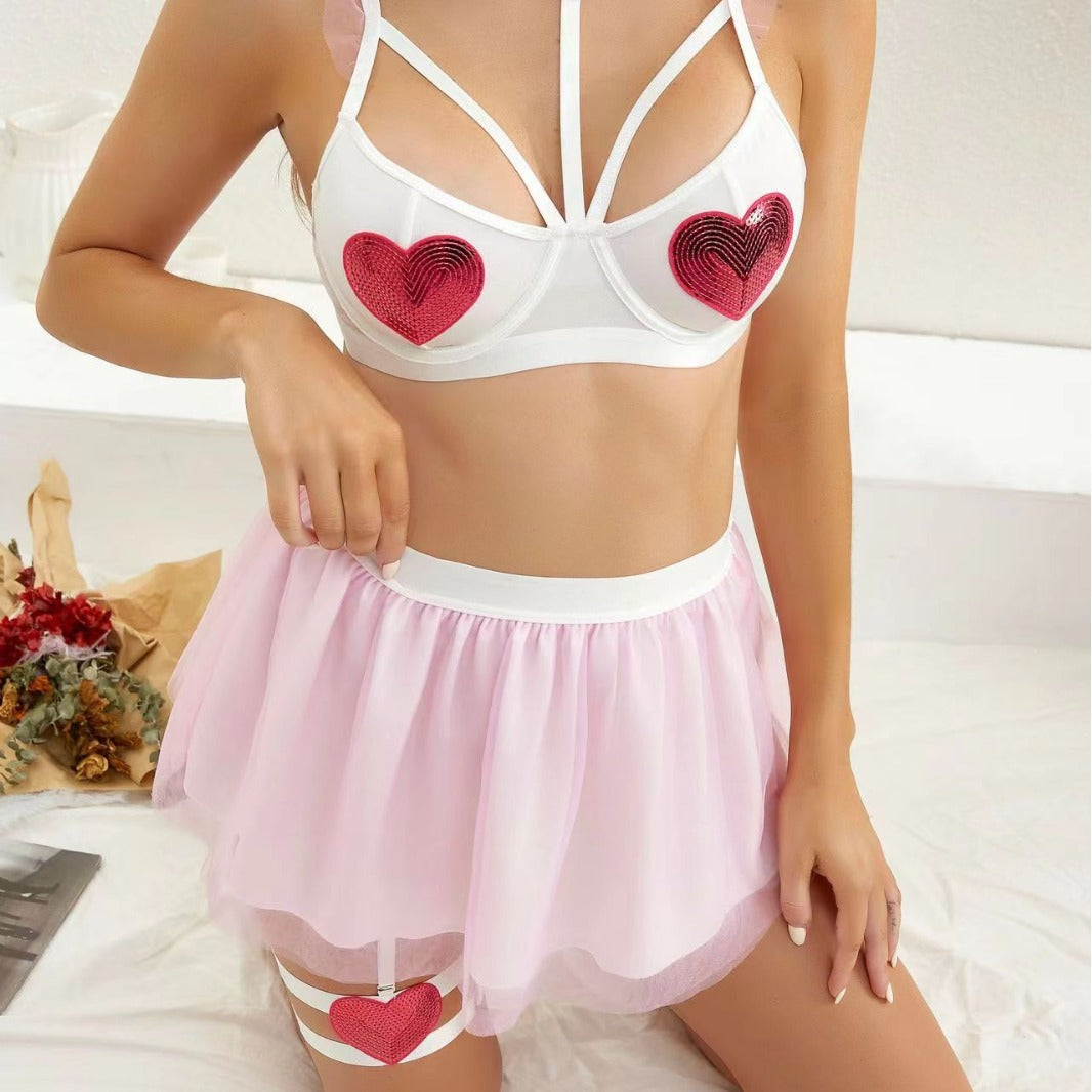 Sultry Lace Babydoll Set