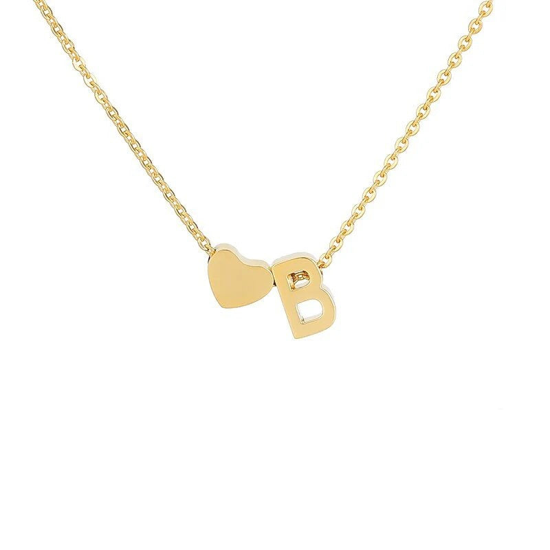 26 Letters Heart Custom Necklace
