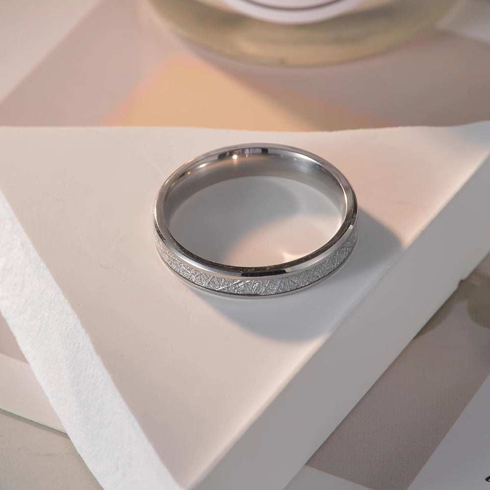 Damascus pattern ring