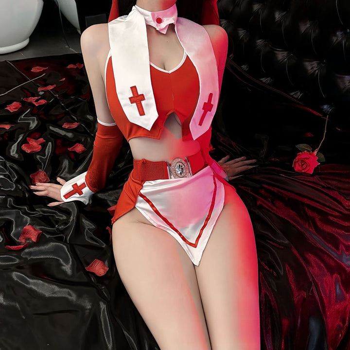 Sexy Nun Roleplay Lingerie Set