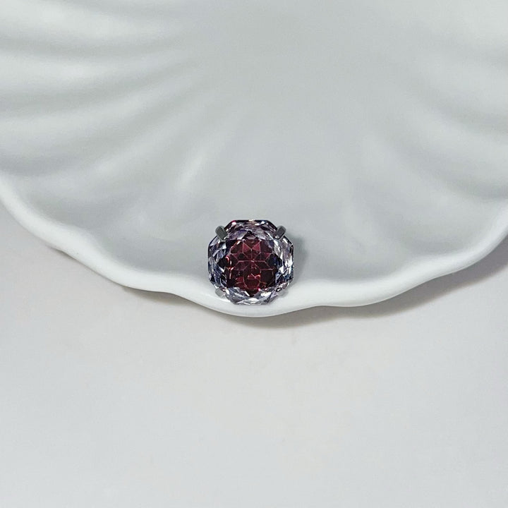 Colorful Gemstone Solitaire Earrings