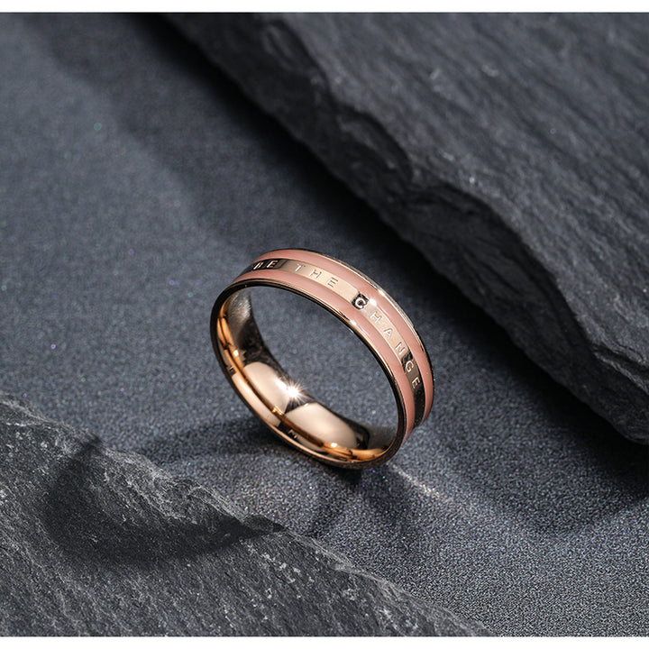 Two tone ceramic ring