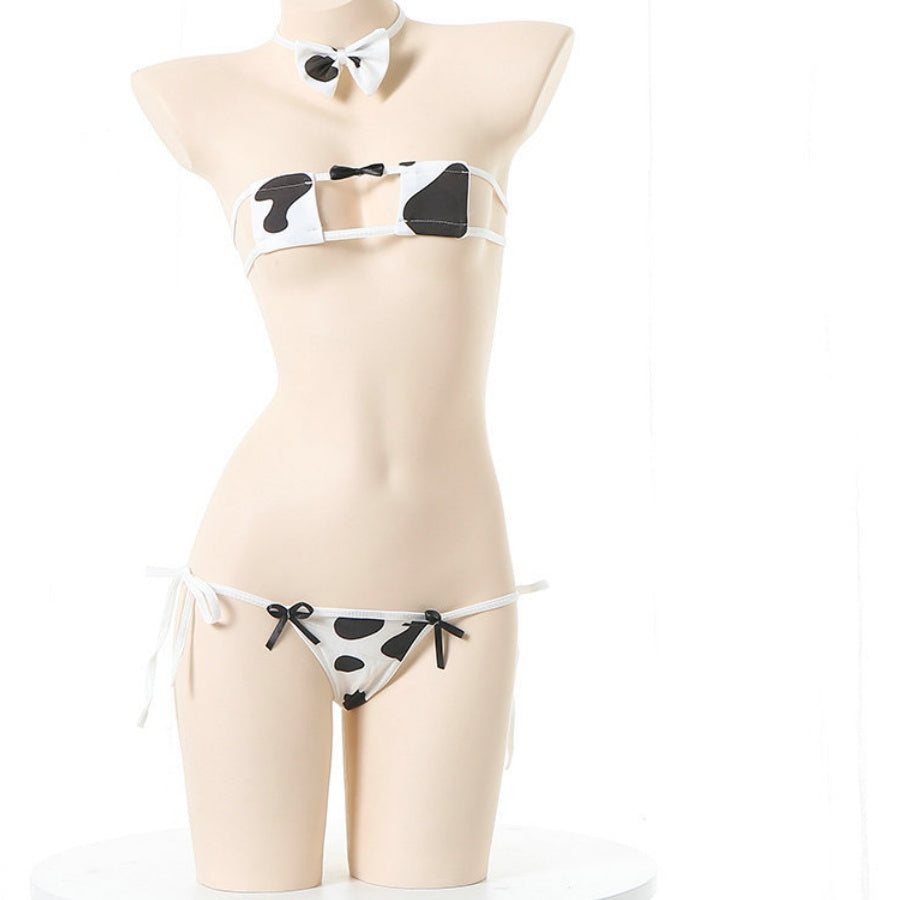 Cute Bow Tie Bikini Set