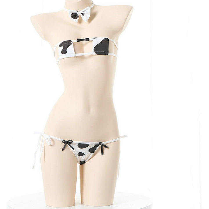 Cute Bow Tie Bikini Set
