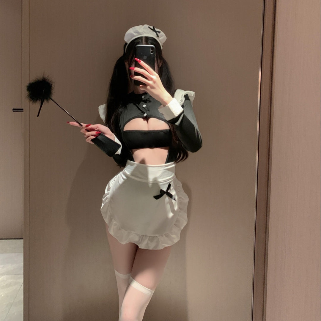 Anime-Inspired Maid Cosplay Dress
