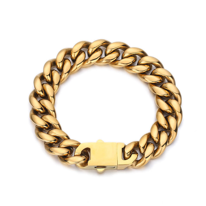 Cuban Link Bracelet (Silver/Gold, Multiple Sizes Available)