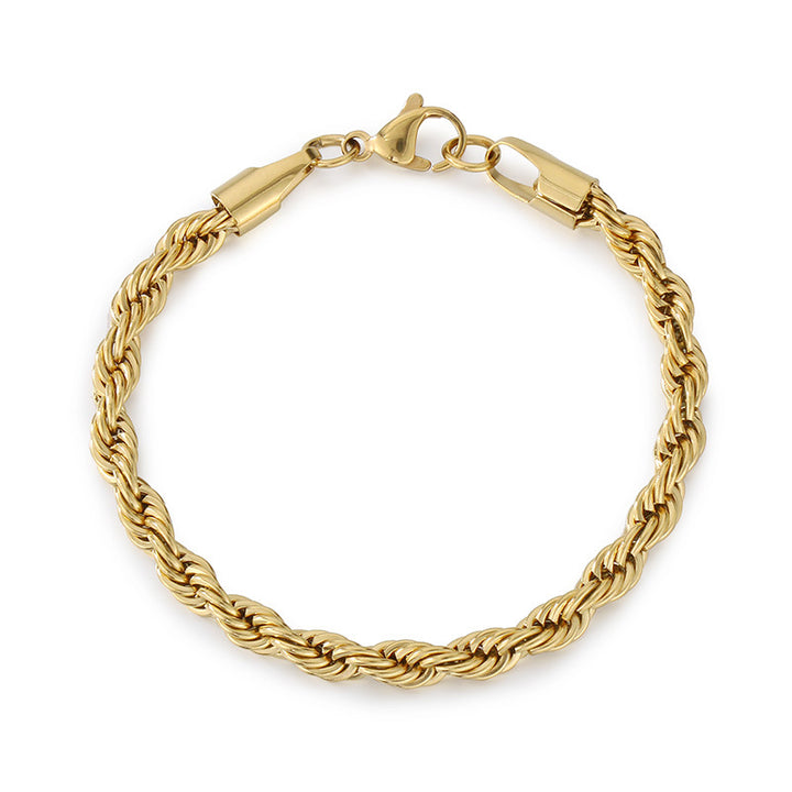 Hip-Hop Twist Chain Bracelet