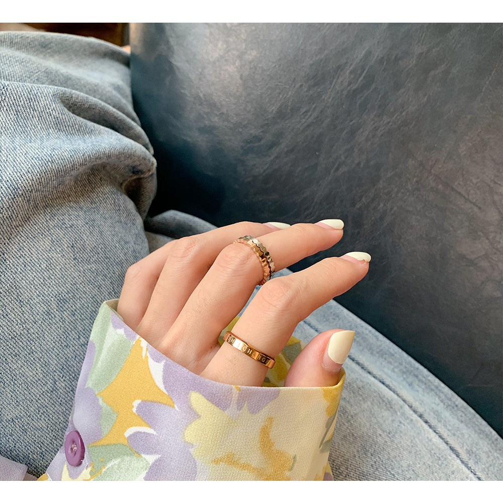 “Be The Change "Rose Gold Ring