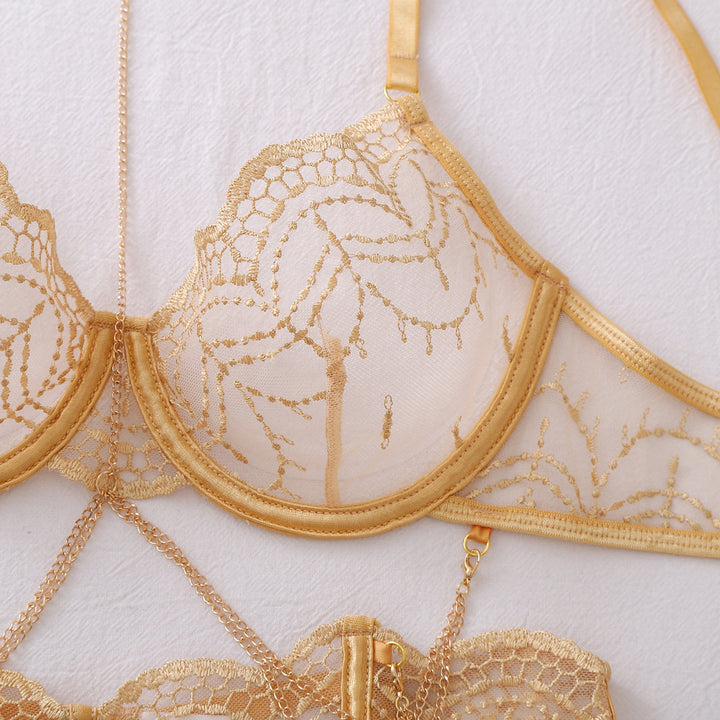 Luxurious Lace Garter Lingerie Set