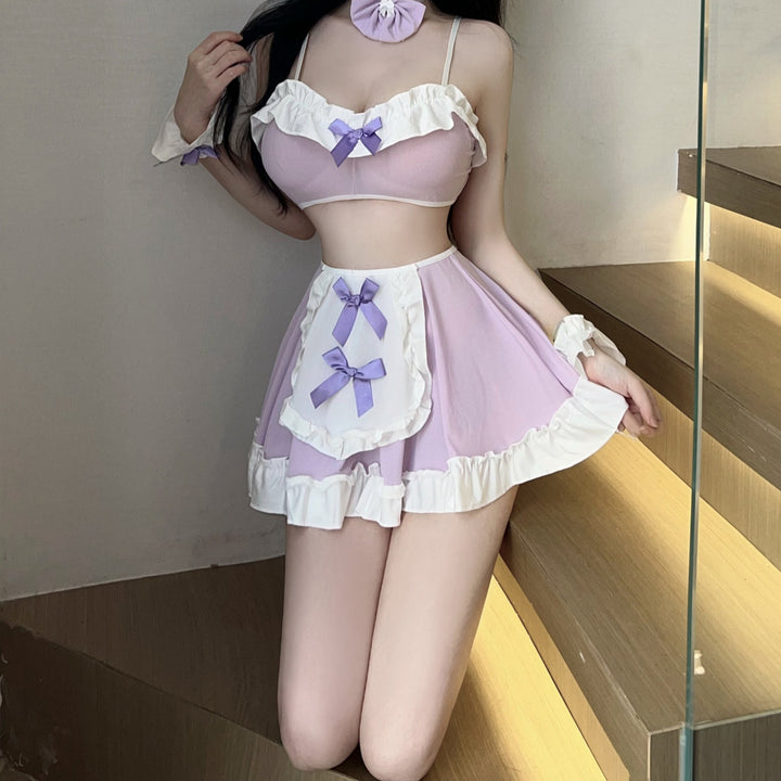 Pastel Bunny Maid Cosplay Set
