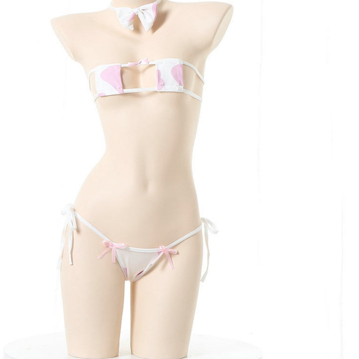 Cute Bow Tie Bikini Set