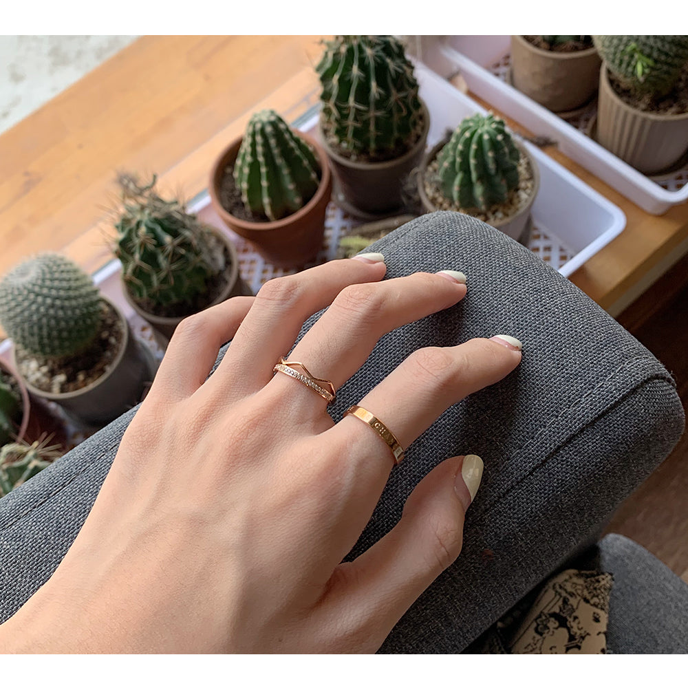 “Be The Change "Rose Gold Ring