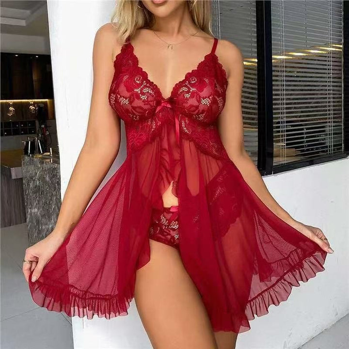 Sexy Lace Babydoll Nightdress