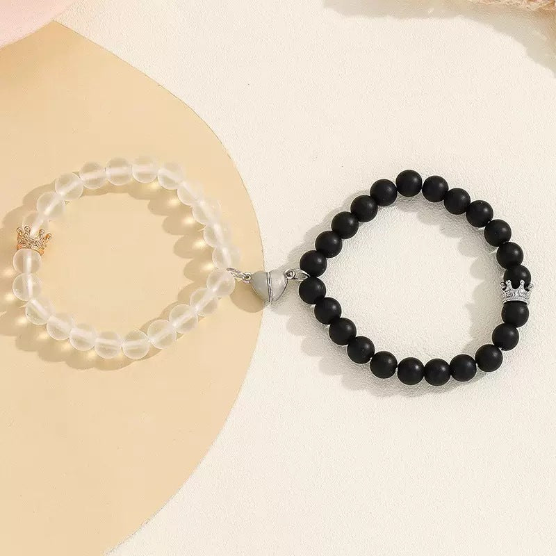 Heart Magnetic Luminous Couple Bracelet