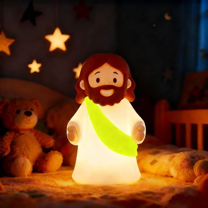Guardian Glow Night Light｜Soft Silicone Ambient Lamp with Gentle Warm Light
