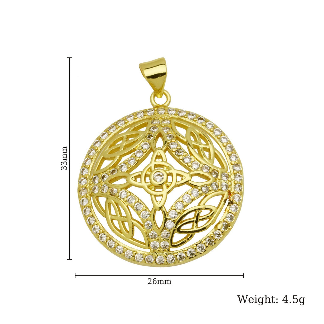 Witch's Mark Gold Diamond Celtic Knot Protection Pendants｜Multi Ancient Pattern Mystic Guardians