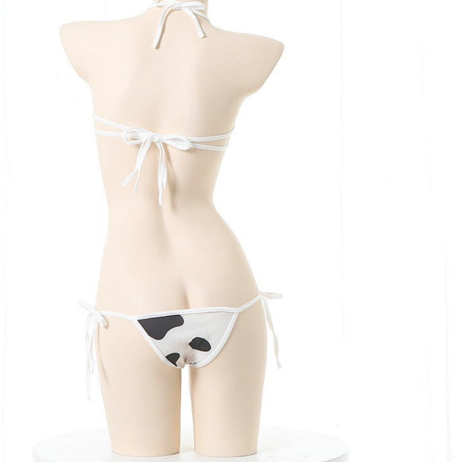 Cute Bow Tie Bikini Set