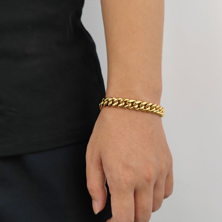 Cuban Link Bracelet (Silver/Gold, Multiple Sizes Available)