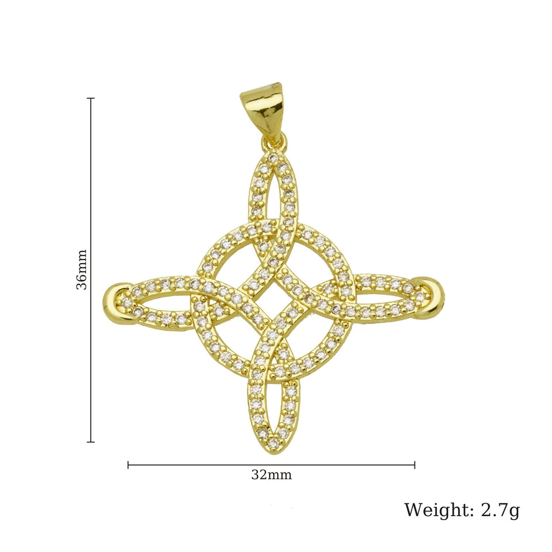 Witch's Mark Gold Diamond Celtic Knot Protection Pendants｜Multi Ancient Pattern Mystic Guardians