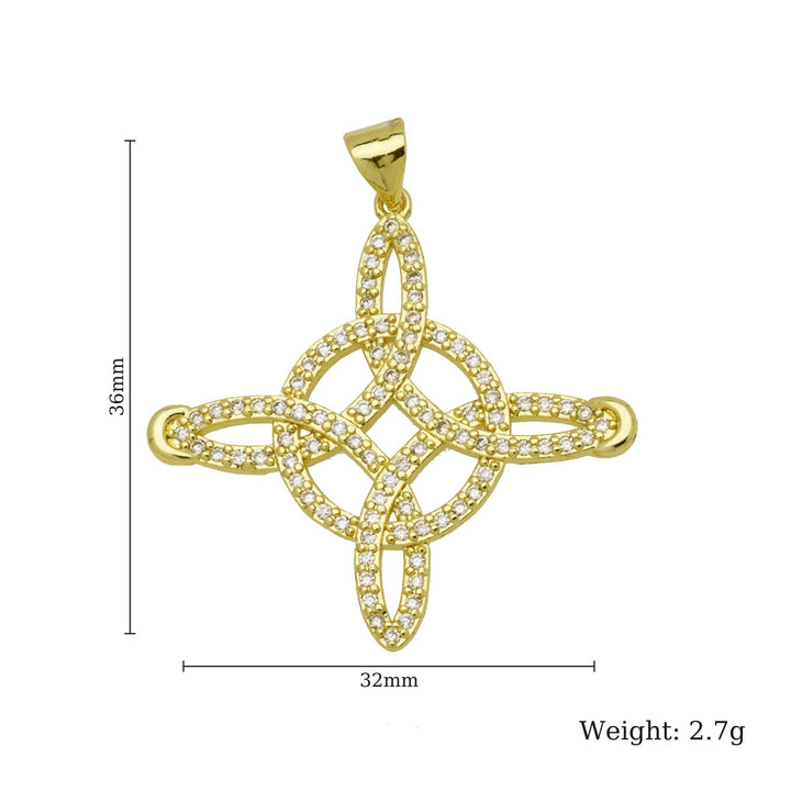Witch's Mark Gold Diamond Celtic Knot Protection Pendants｜Multi Ancient Pattern Mystic Guardians