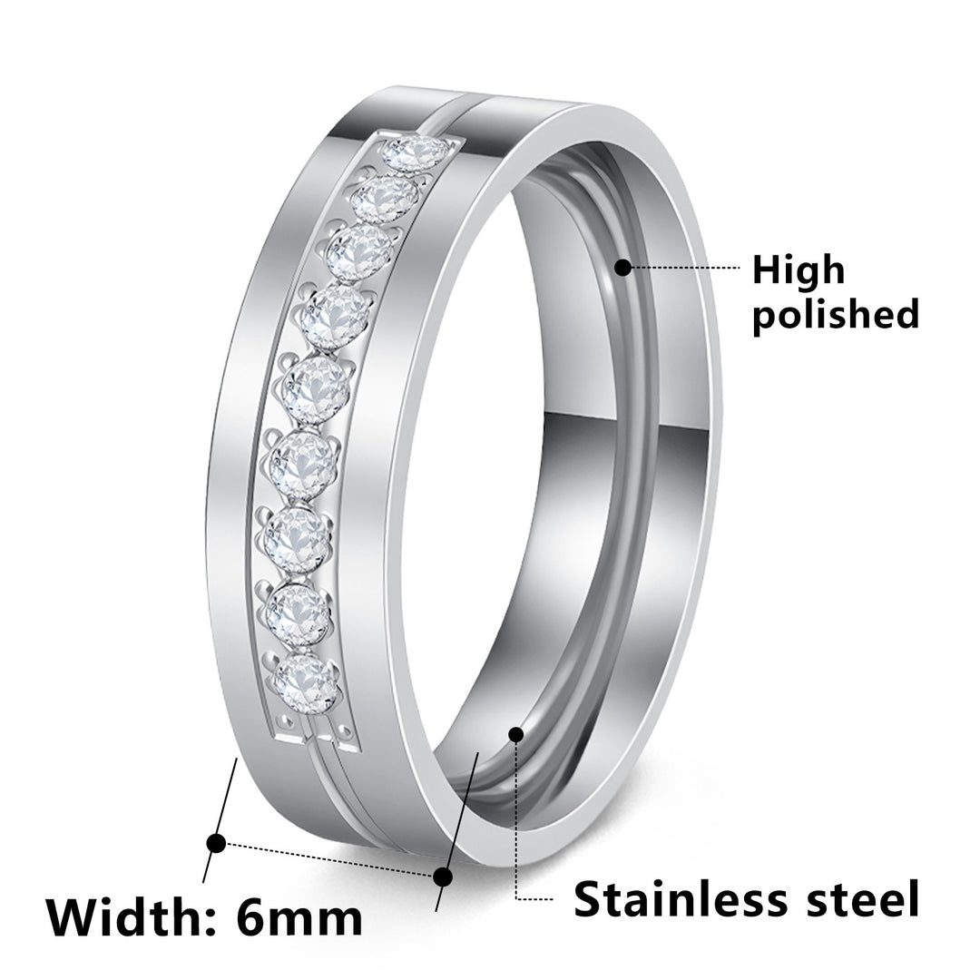 Minimal Love Eternal Multi-Color Minimalist Couple Rings