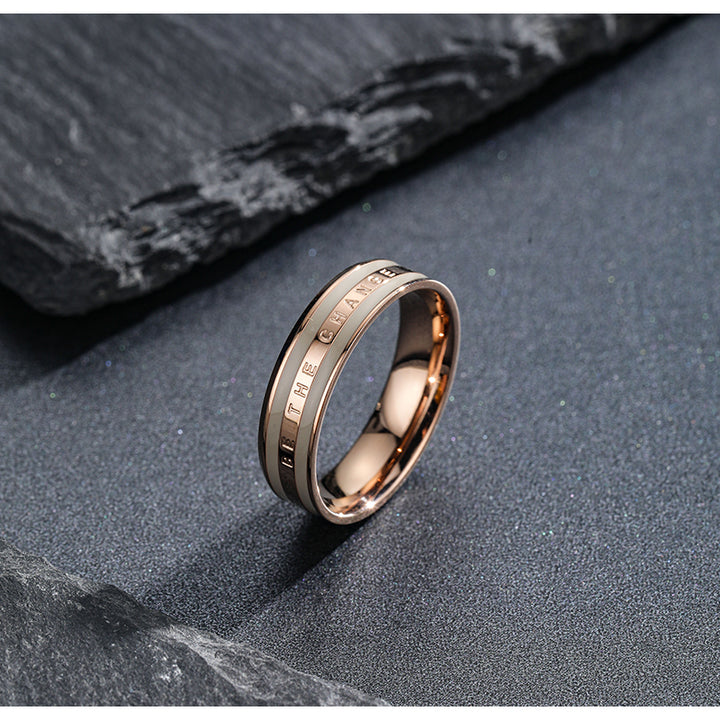 Two tone ceramic ring