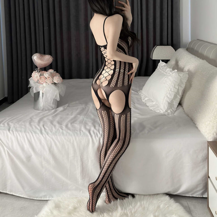 Cutout Fishnet Bodystocking