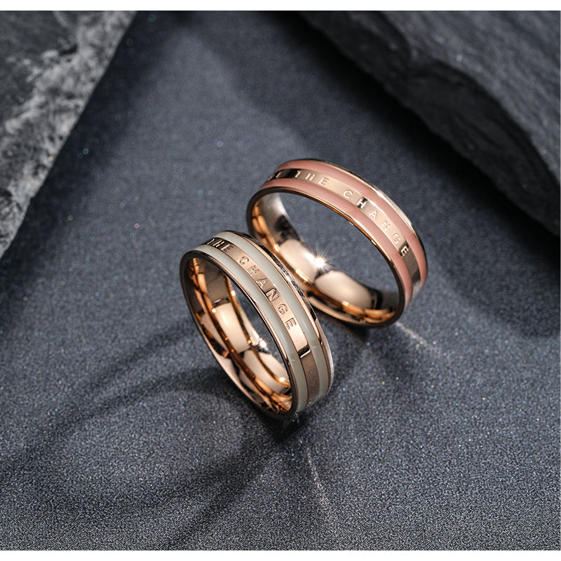 Two tone ceramic ring
