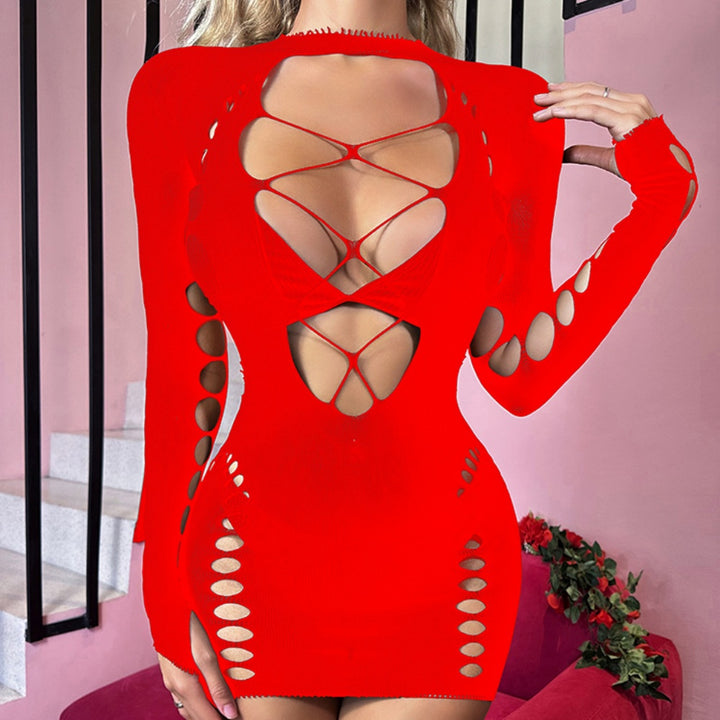 Ripped & Tied Distressed Mini Dress