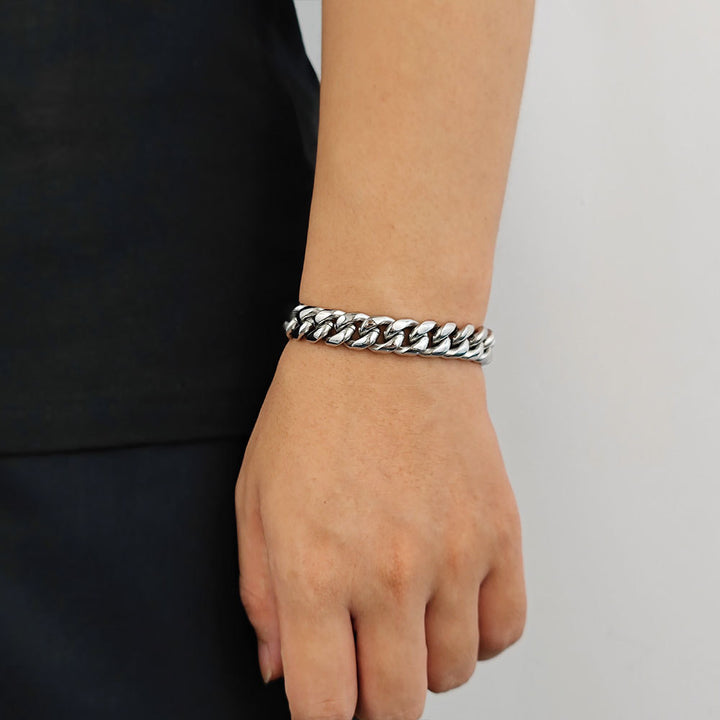 Cuban Link Bracelet (Silver/Gold, Multiple Sizes Available)