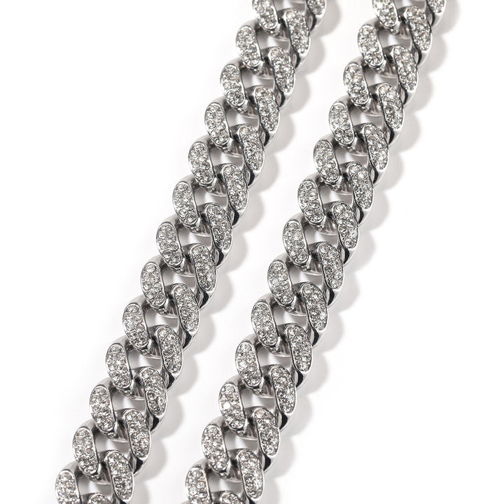 Full Diamond Cuban Chain Necklace