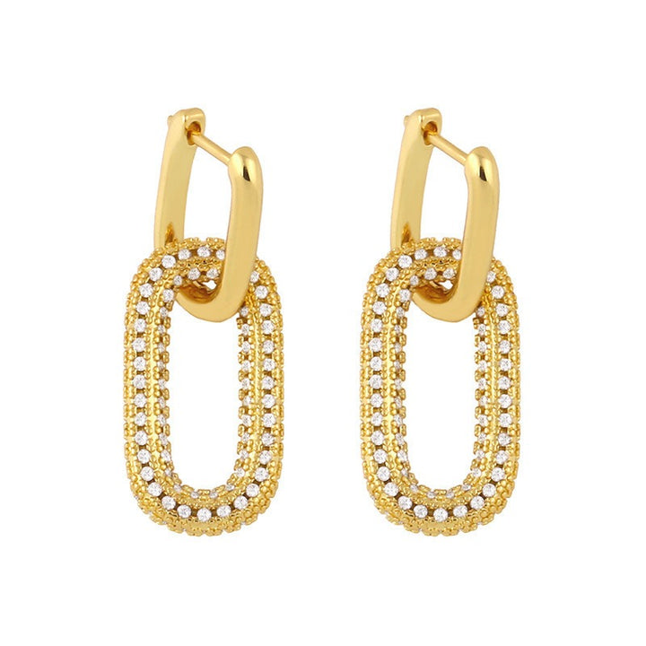 Multi-Category Multi-Diamond Color Light Luxury Chain Jewelry Set