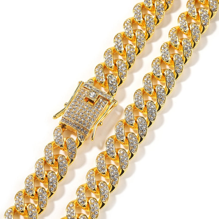 Full Diamond Cuban Chain Necklace