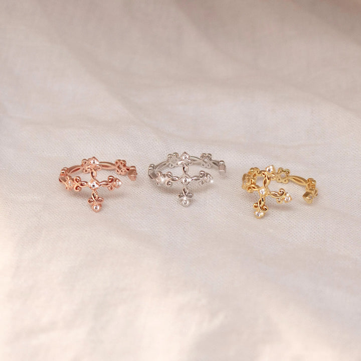 Cross Ring 925 Sterling Silver