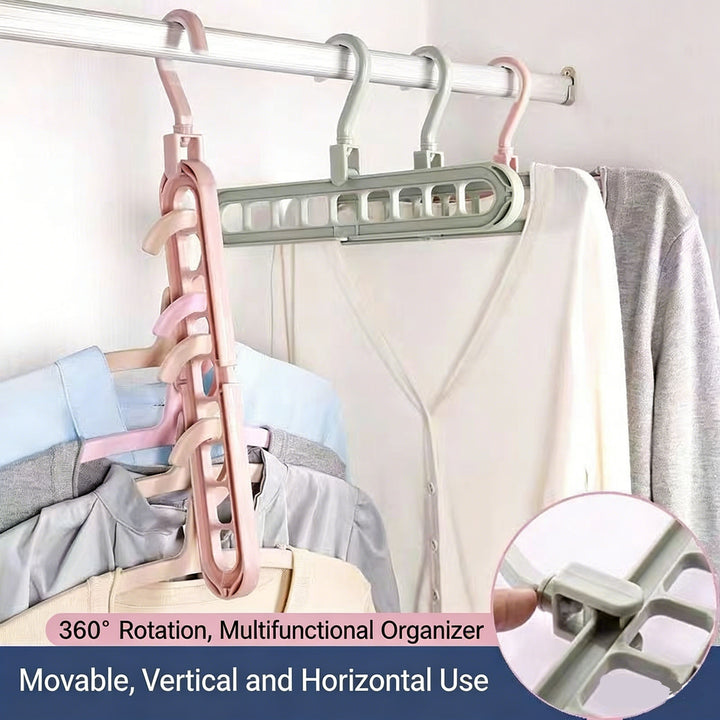 360° Rotating Multi-Functional Magic Hanger | Smart Space-Saving Organizer