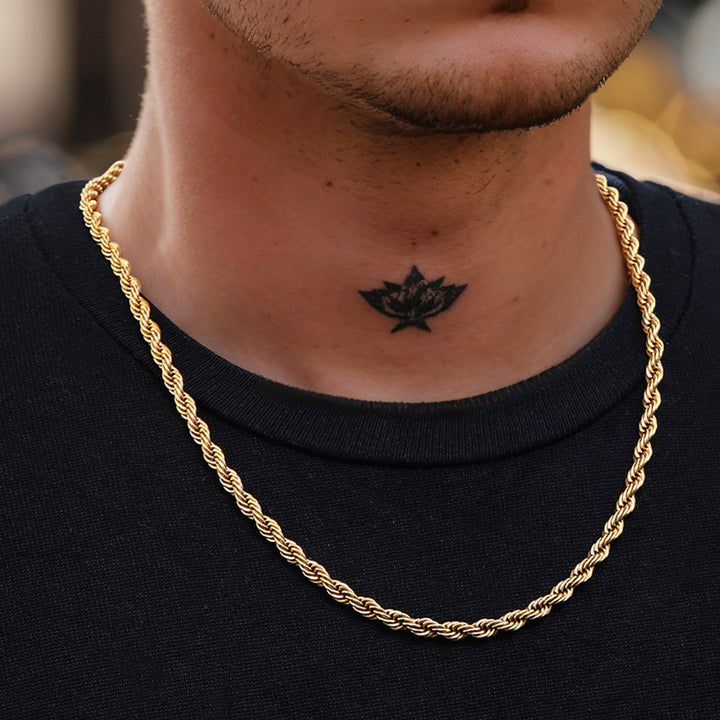 Hip-Hop Twist Chain Necklace