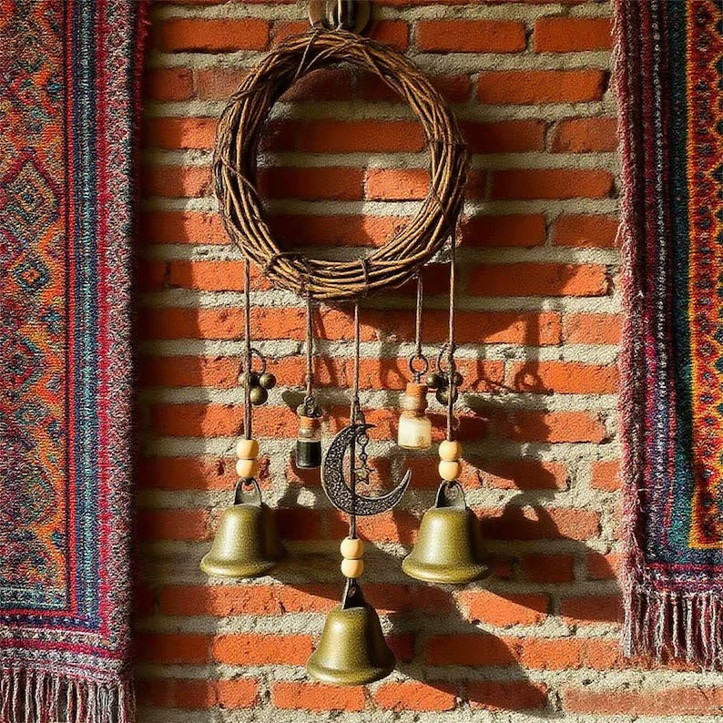Classic Witch Protection Bells · Blessing Bottle Wind Chime
