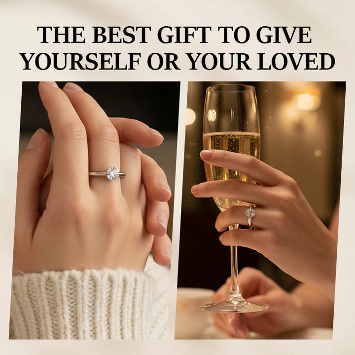 ❤️ Valentine's Day Gift 💎 Spinning Diamond Ring Symbolizing the Star of the Universe
