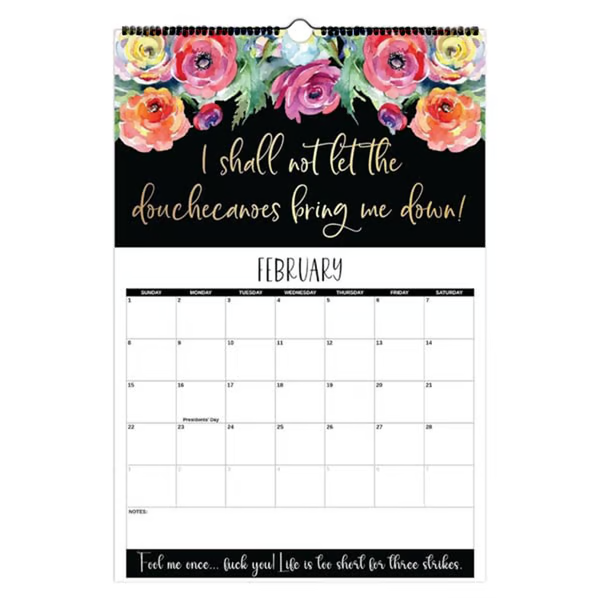 Here We F*cking Go Again: 2026 Swear Calendar for Tired-Ass Women