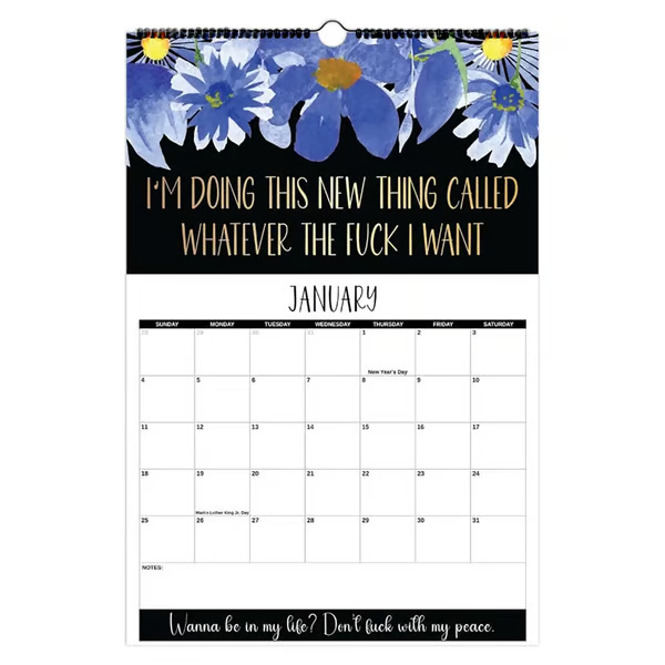 Here We F*cking Go Again: 2026 Swear Calendar for Tired-Ass Women
