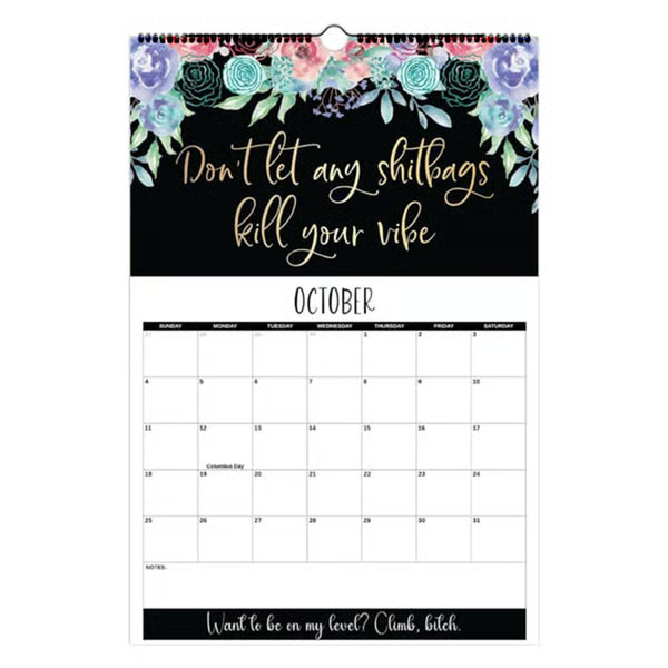 Here We F*cking Go Again: 2026 Swear Calendar for Tired-Ass Women