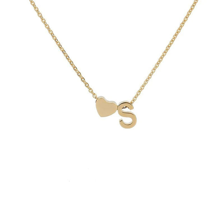 26 Letters Heart Custom Necklace