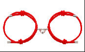 Multi-Color Heart Magnetic Couple Bracelet