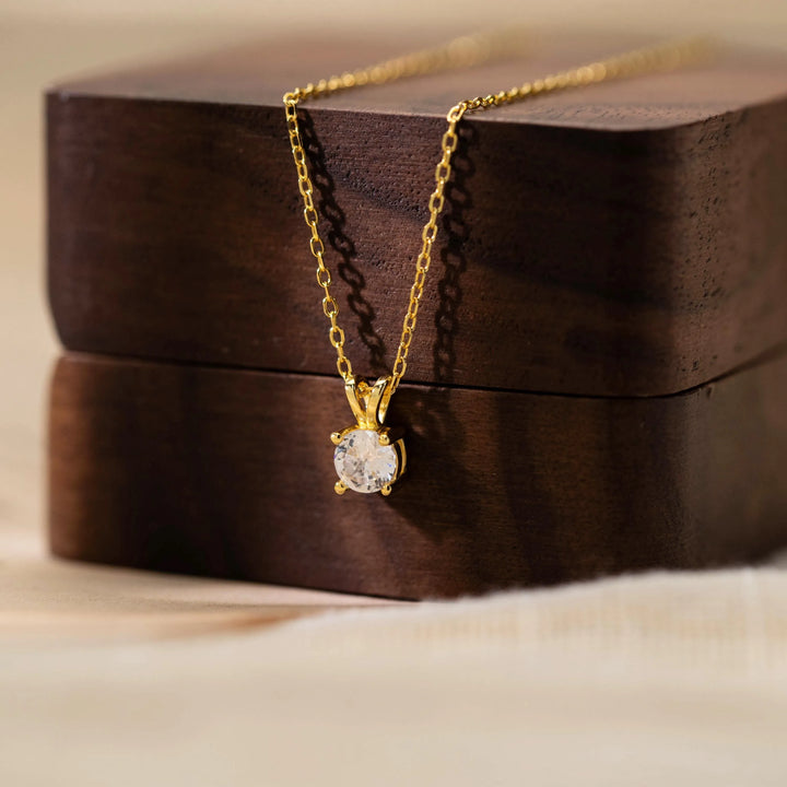 Sterling Silver Diamond Necklace