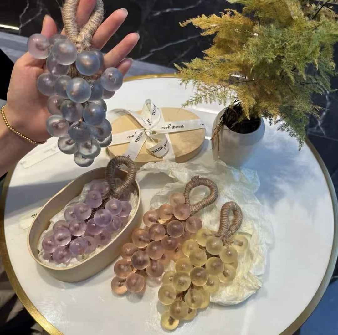 Grape-Shaped Handmade Soap Gift Box (20 pcs) | Botanical Essential Oil Soaps
