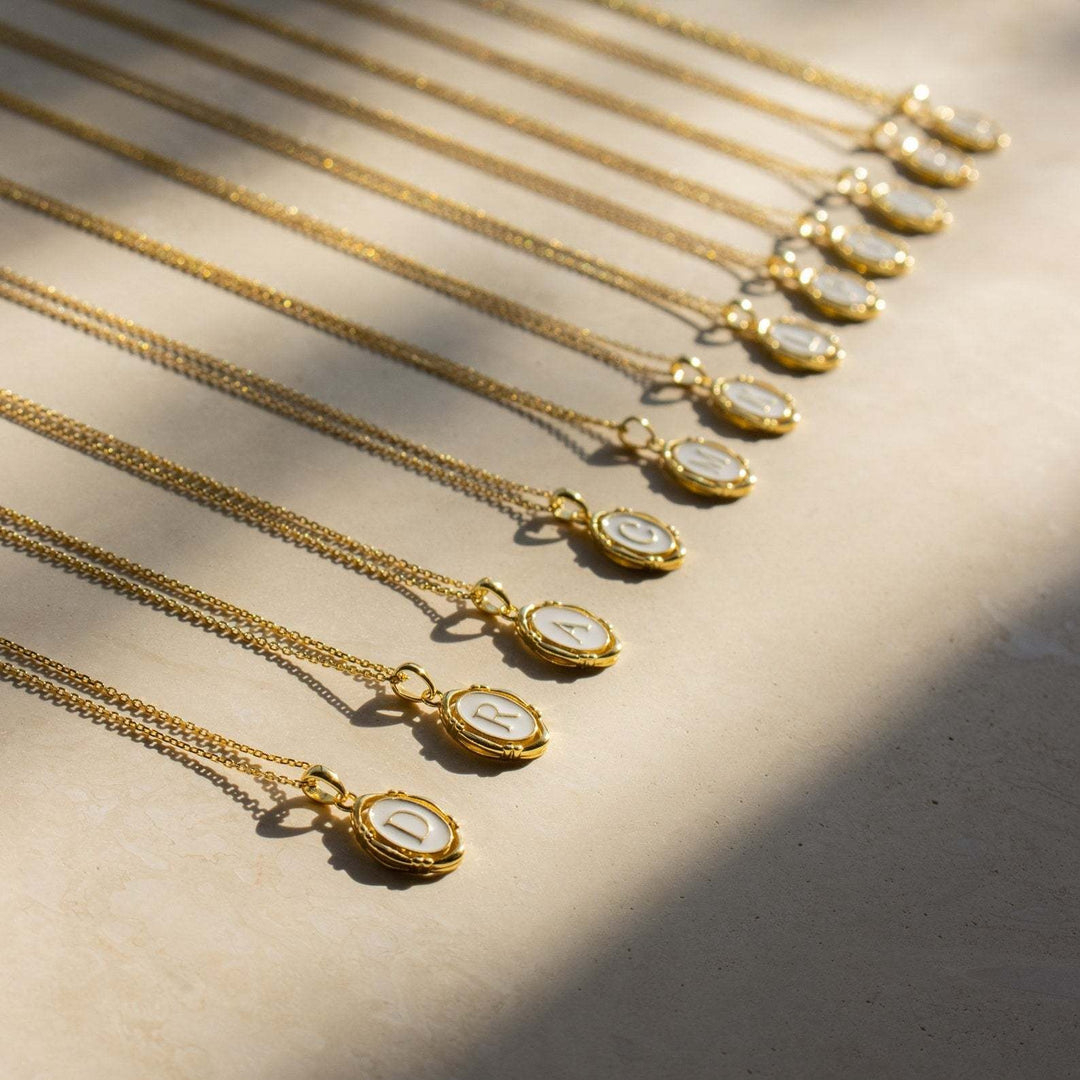 26 Letters Initial Necklace | Personalized Alphabet Pendant Chain