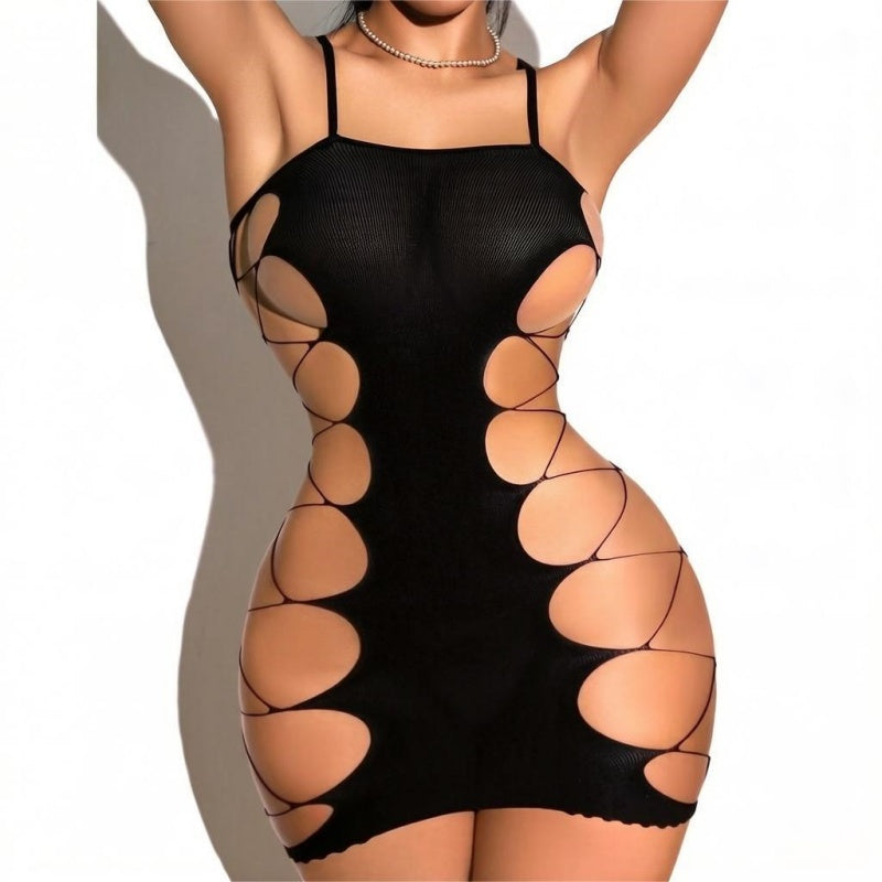 Cutout Mesh Bodycon
